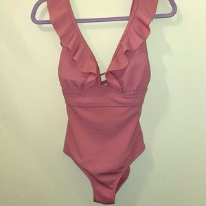 SHEIN Pink One-Piece Bikini•Size- Medium